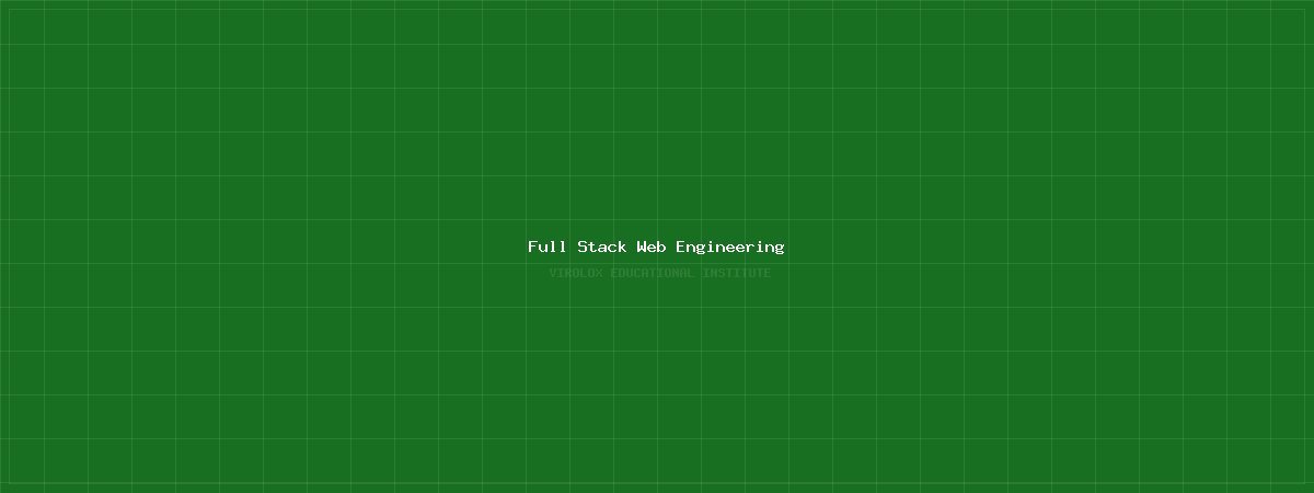 Full Stack Web & Software Engineering